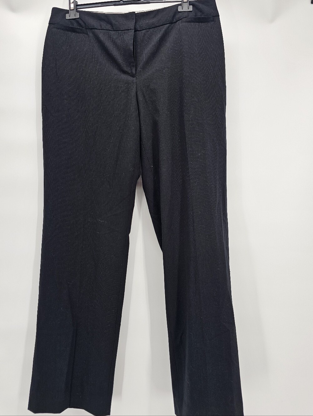 Liz Claiborne Black Pinstripe Dress Pants 14